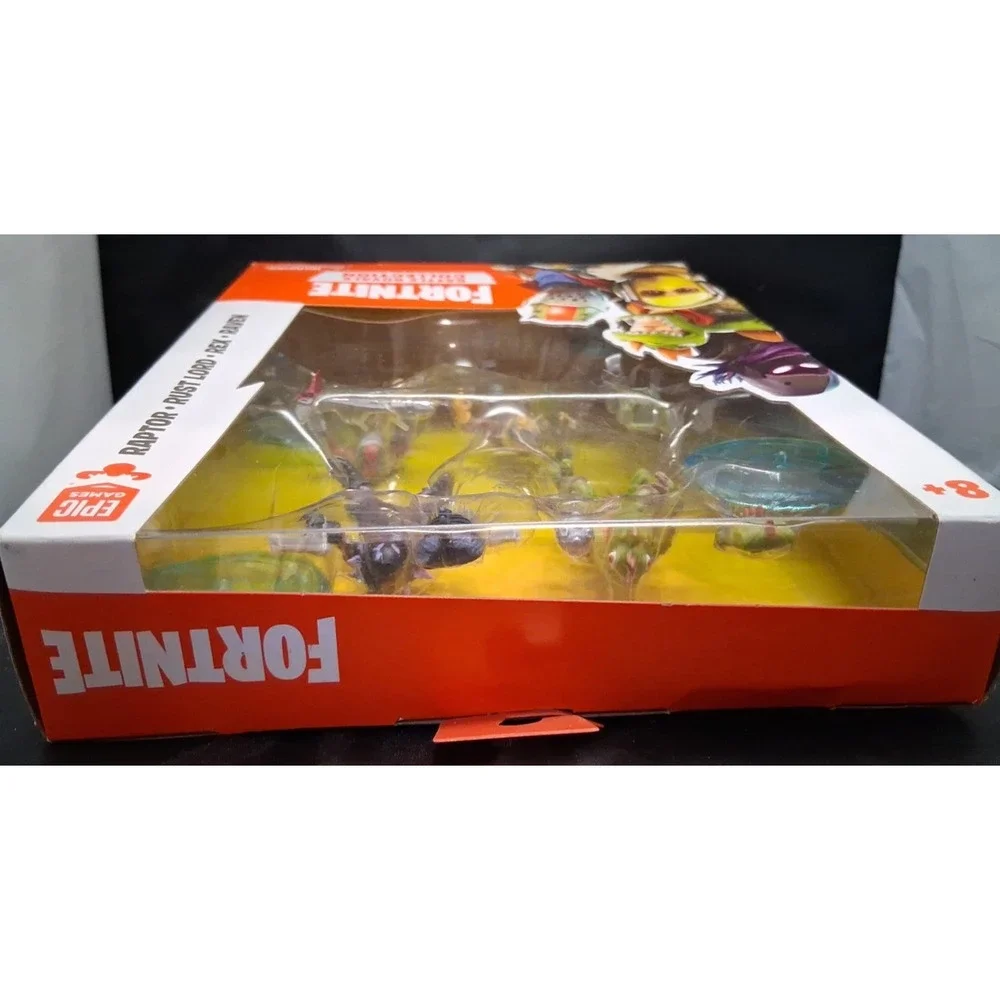Fortnite Raptor, Rust Lord, Rex & Reaven 2-Inch Mini Figure 4-Pack, New Unopened